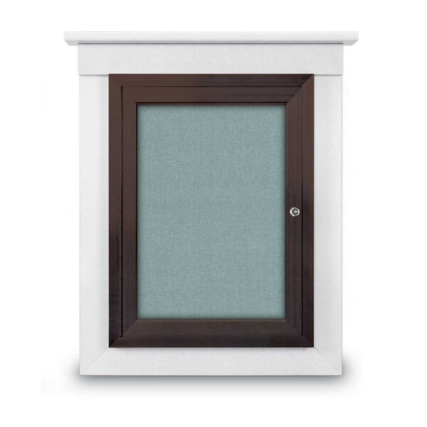 Sliding Glass Enclosed Letterboard, 72"x4